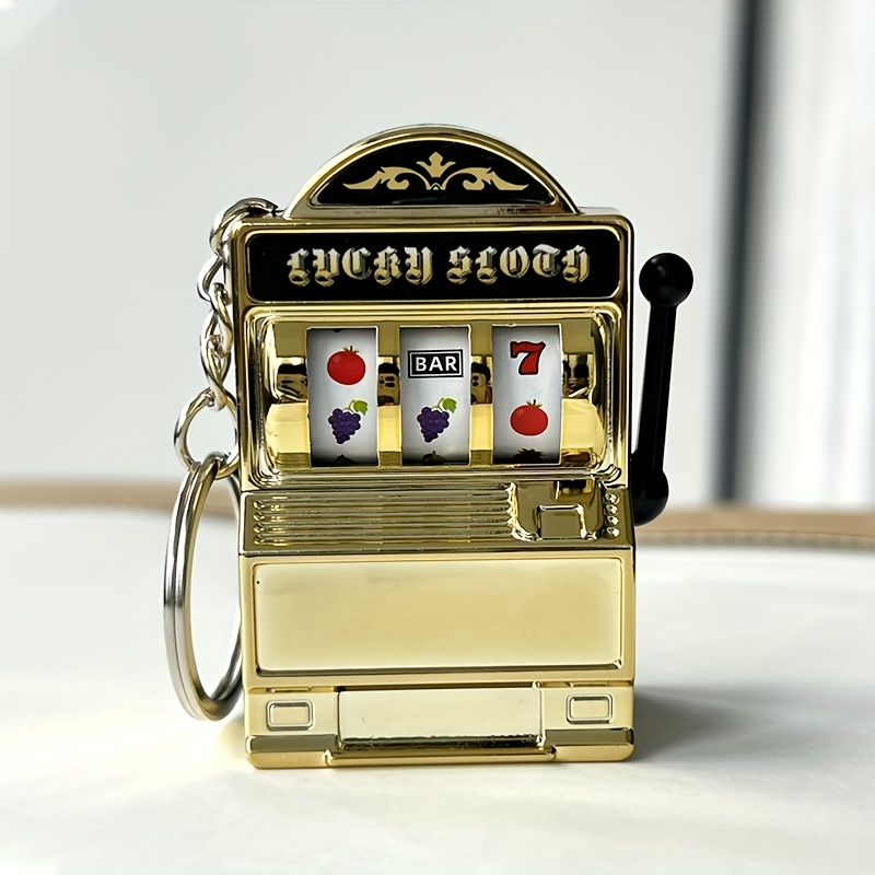 Gaming Accessories Bag - Funky Style Slot Machine Keychain, Novelty