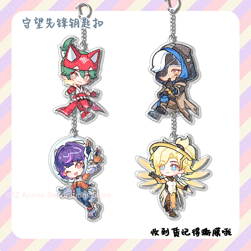Gaming Accessories Gifts - 4pcs Anime Game Overwatch Cole Cassidy
