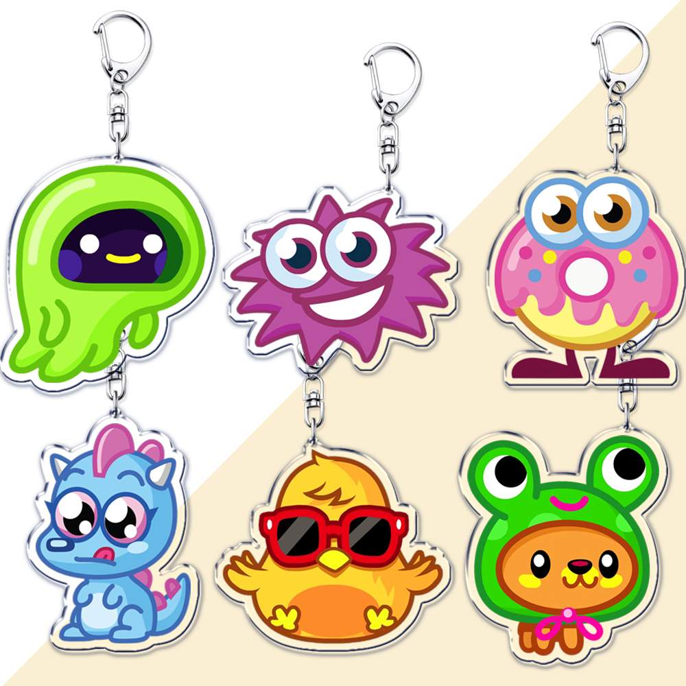 Gaming Accessories Kids - Cartoon Kids Game Keychains for Women