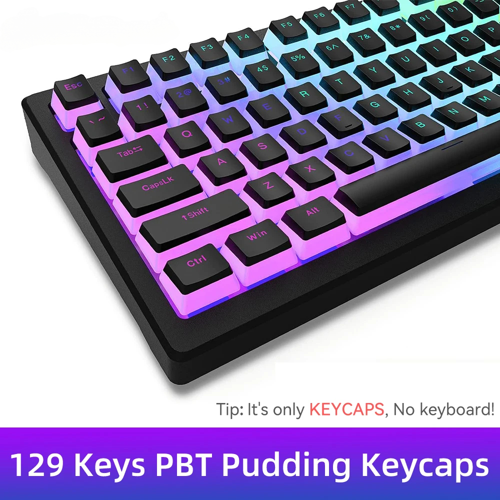 Gaming Accessories Razer - New Pudding PBT Keycaps 129 Keys