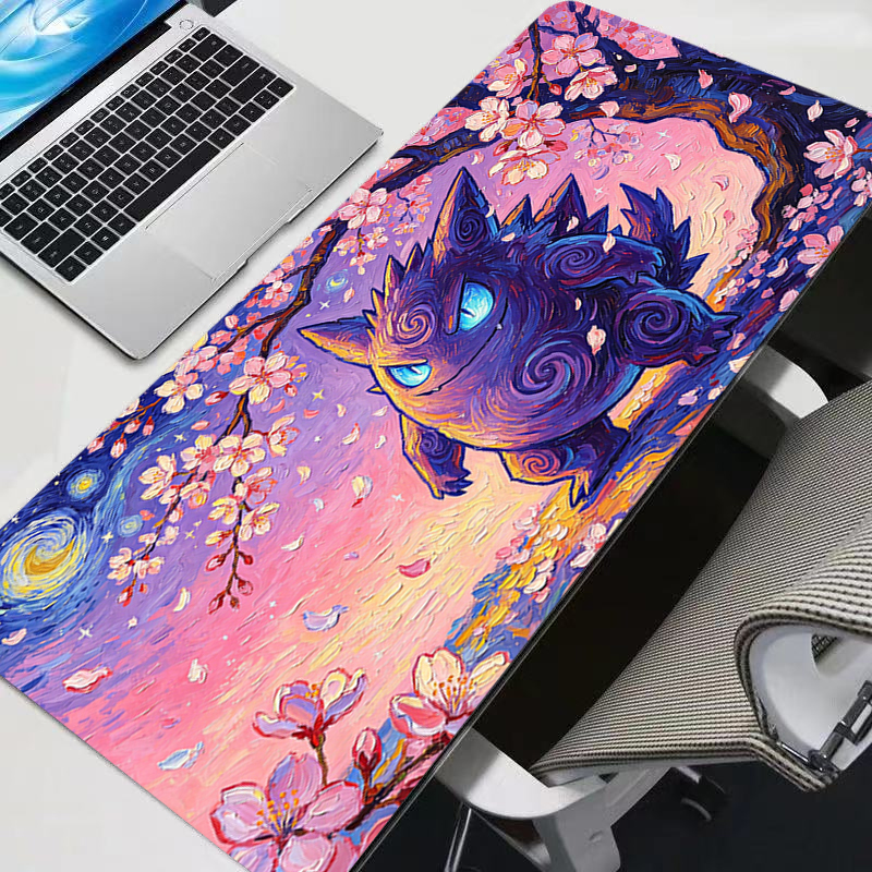 Gaming Accessories Laptop - Cherry Blossoms Pokemon Large Mouse Pad
