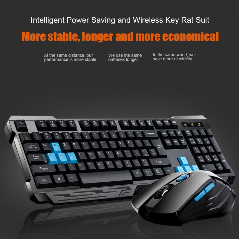 Gaming Accessories Combo - Keyboard Mouse Combos Waterproof Multimedia 2.4GHz