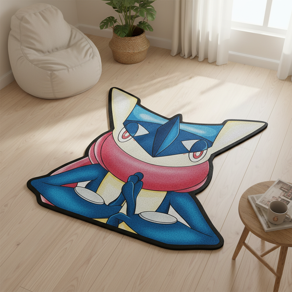 Gaming Accessories Kids - Pokemon Greninja Anime Area Rug -