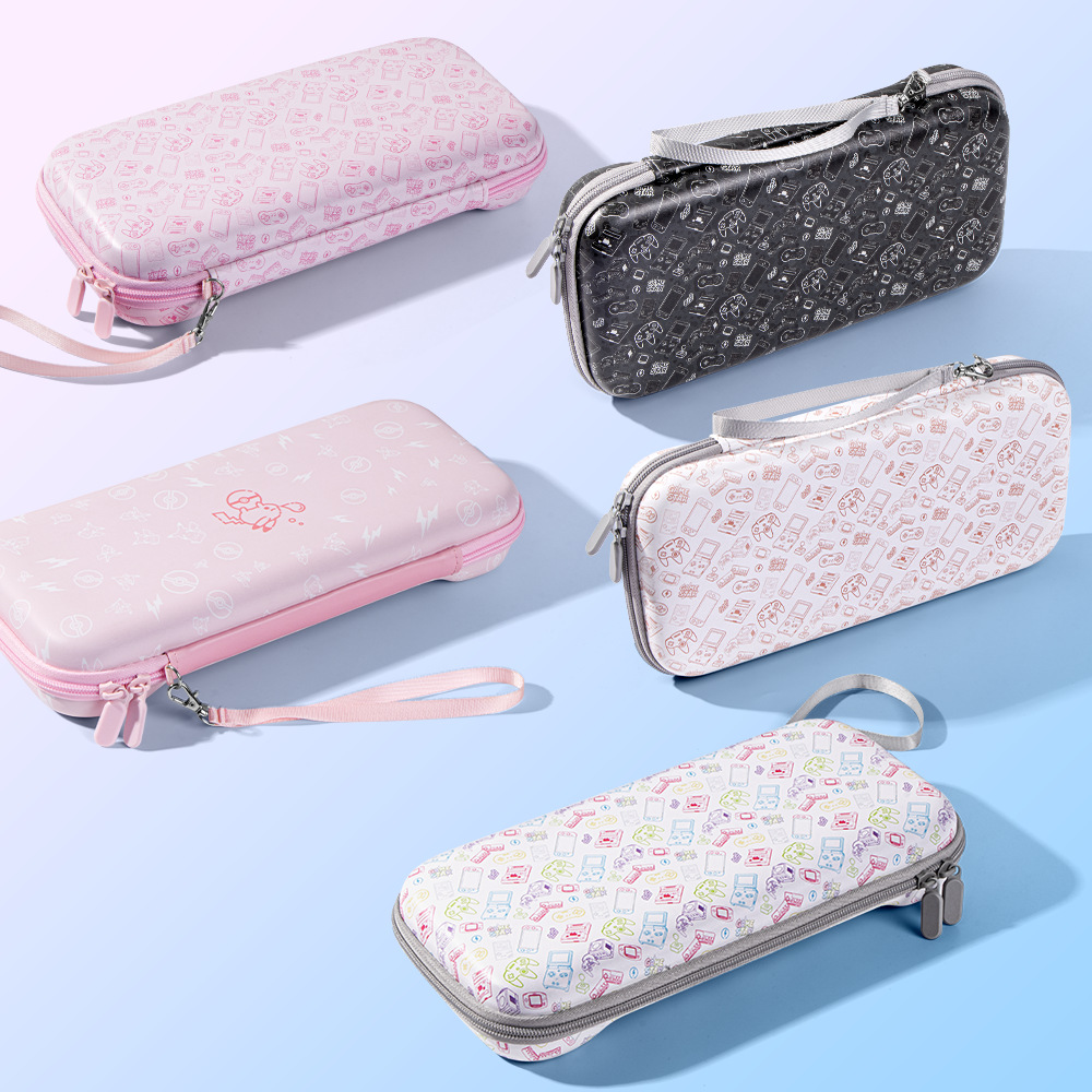 Gaming Accessories Bag - Portable Classic Print Game Console StorageCase
