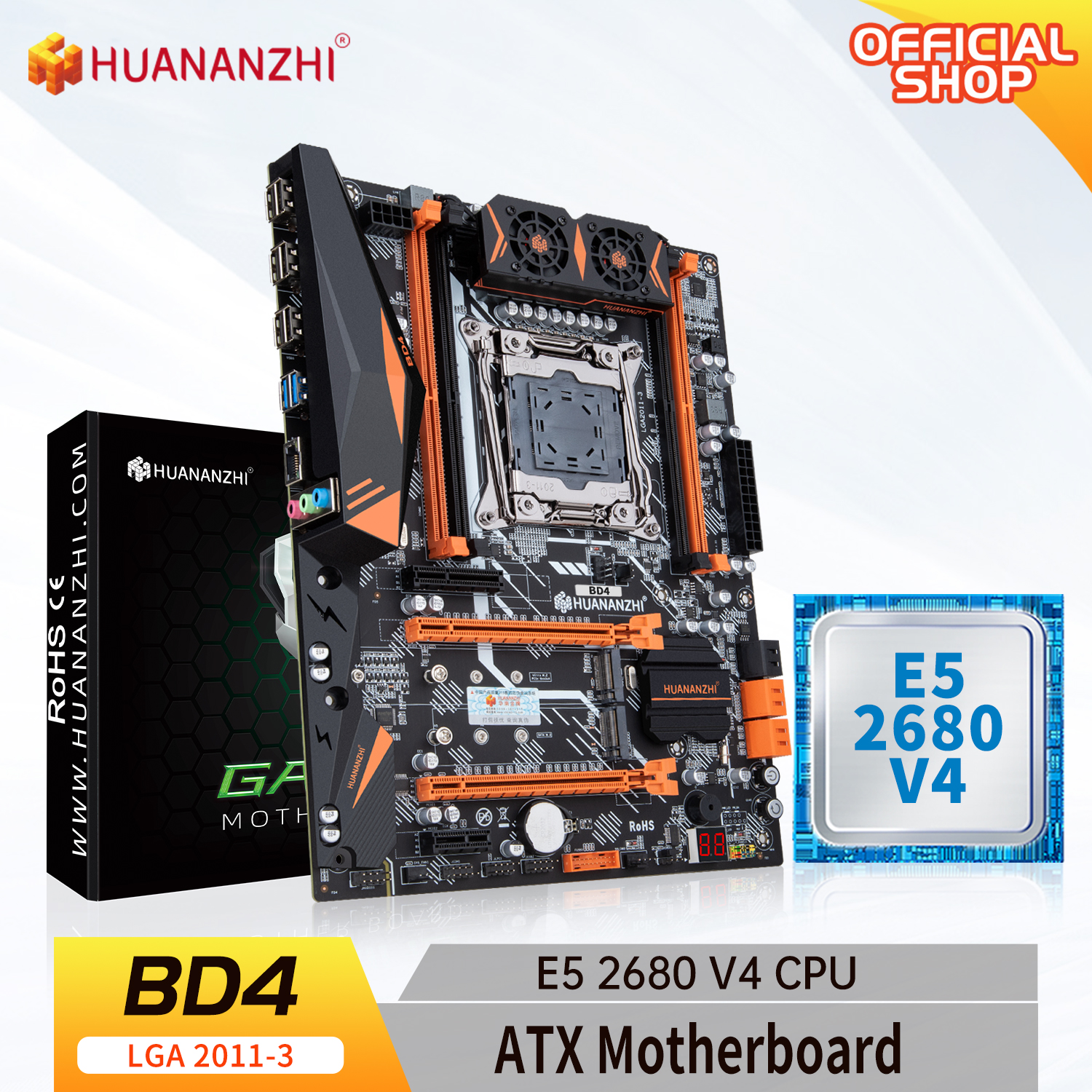 HUANANZHI X99 BD4 with E5 2680 – Gaming Accessories Combo recenzja i cena