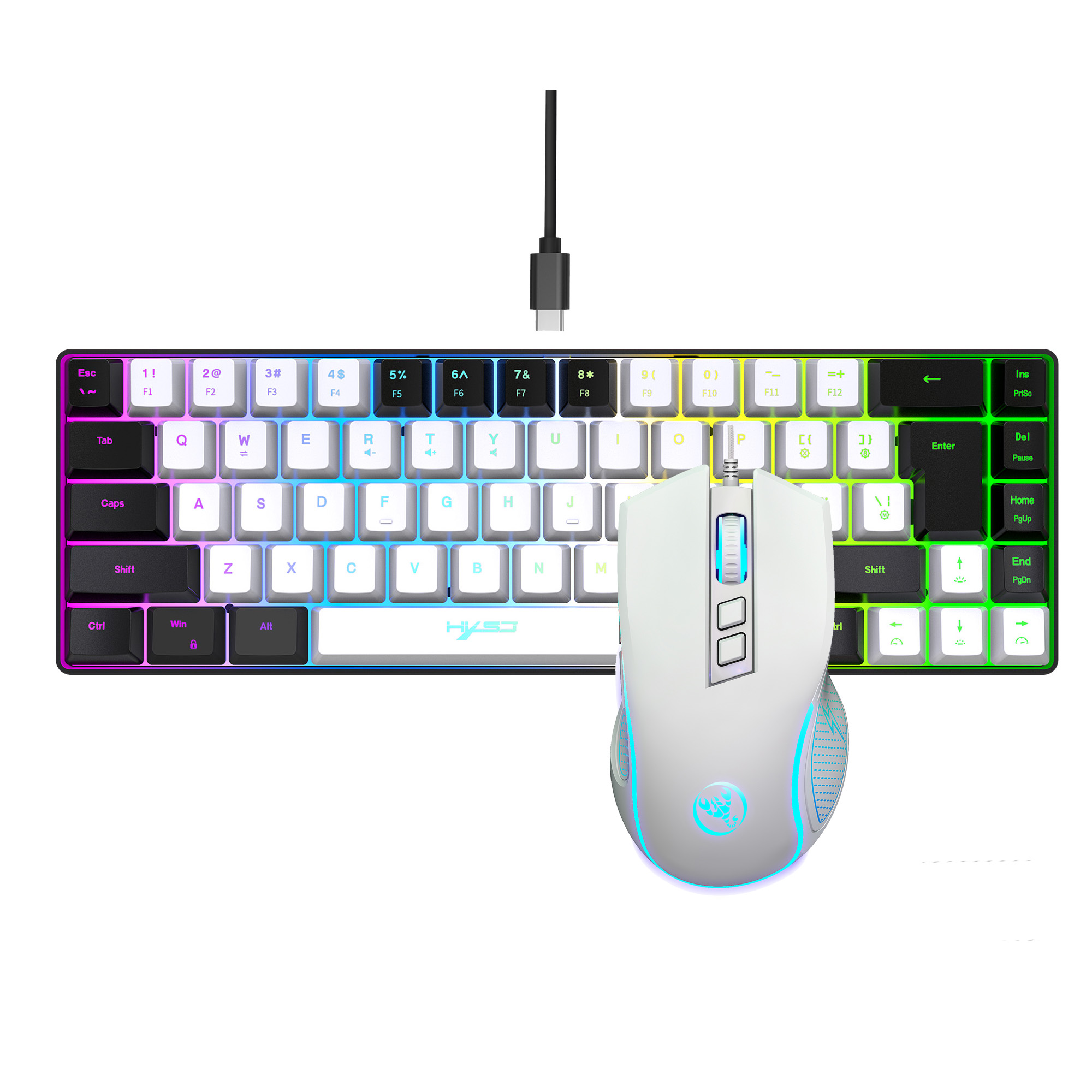 2024 Newest HXSJ mini V200 68  – Gaming Accessories Combo recenzja i cena