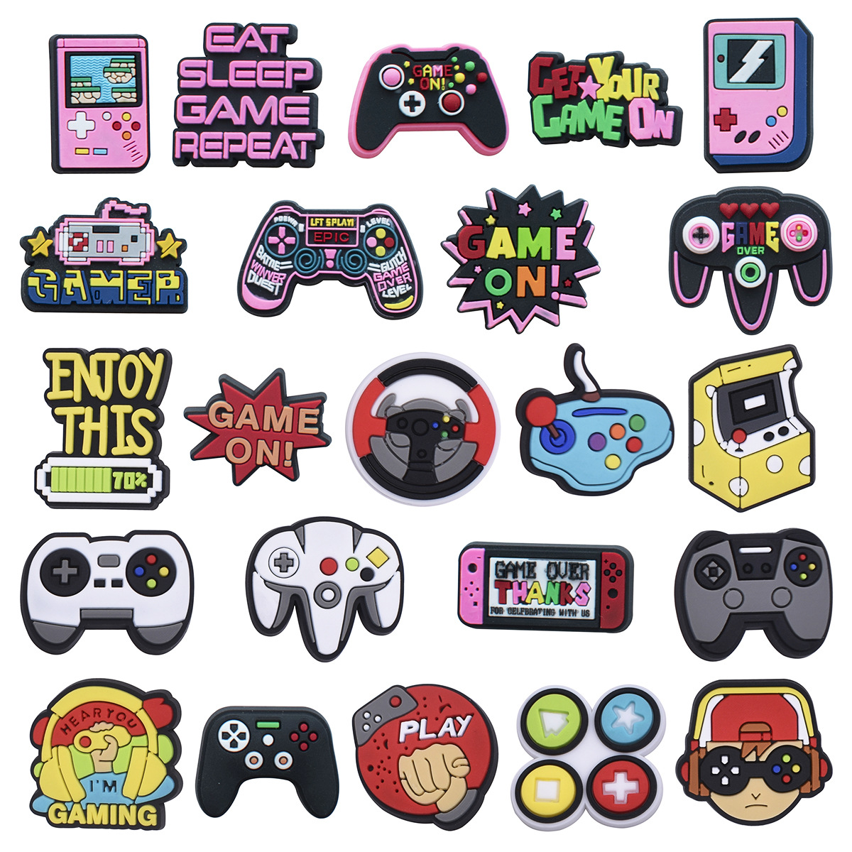Game Shoe Charms for Crocs Acc – Gaming Accessories Kids recenzja i cena