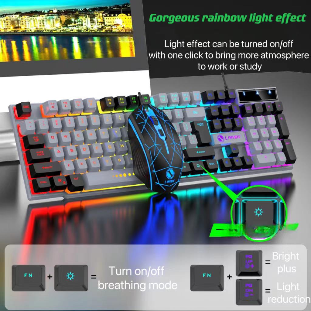 Gaming Tri-Color Combo: Silent – Gaming Accessories Combo recenzja i cena