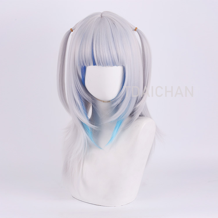 2025 Gawr Gura Cosplay Wig Whi – Virtual Gaming Accessories recenzja i cena