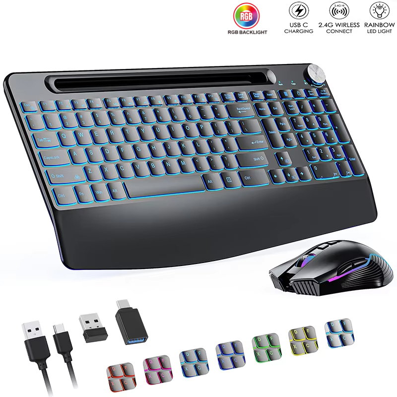 2.4G&Type-C Wireless Keyboard  – Gaming Accessories Combo recenzja i cena