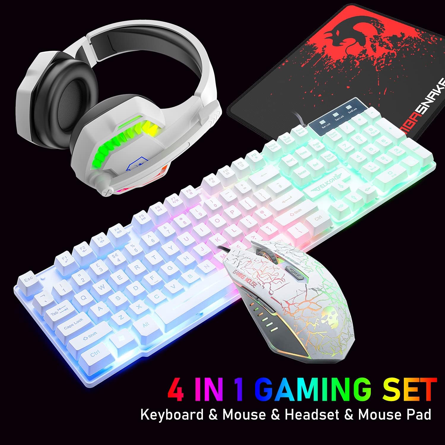 MAMBASNAKE T11 UK 100% Gaming  – Gaming Accessories Combo recenzja i cena