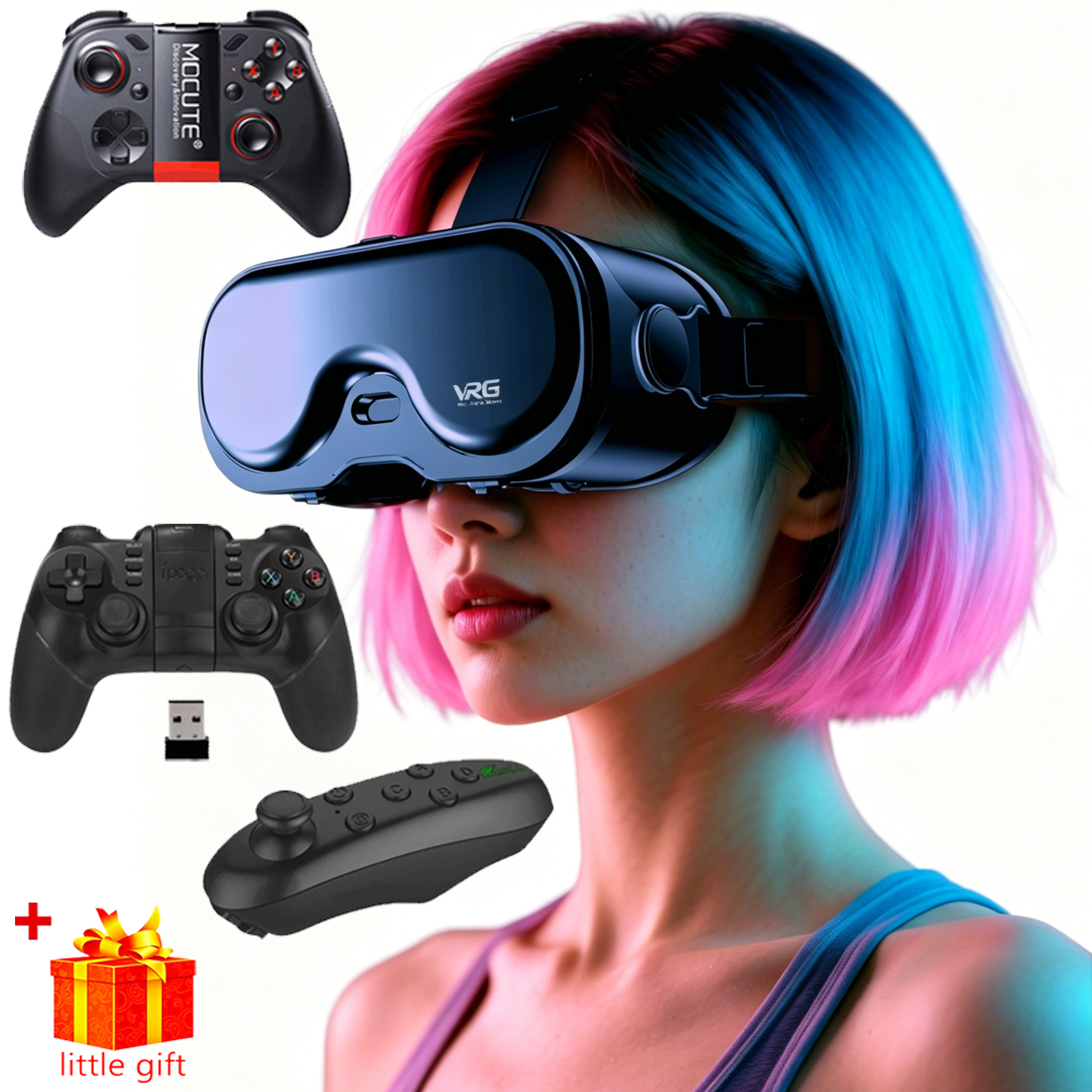 VR Glasses 3D Headset Virtual  – Gaming Accessories 10 Year Old recenzja i cena