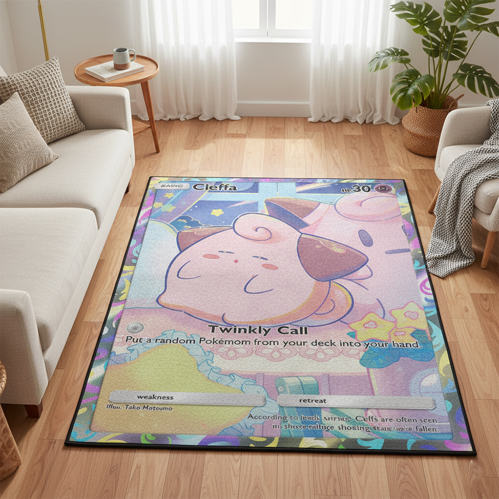 Pokemon Cleffa Anime Rug Kawai – Gaming Accessories For Room recenzja i cena