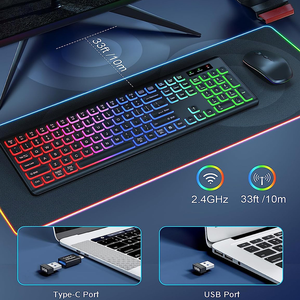 Wireless Keyboard and Mouse Co – Gaming Accessories Combo recenzja i cena
