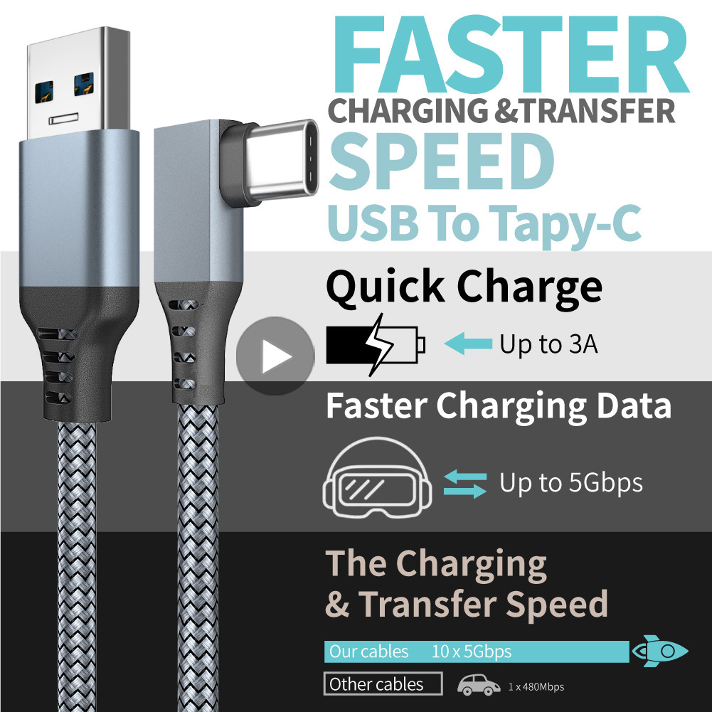 Cable USB A To Type C 5M For M – Virtual Gaming Accessories recenzja i cena