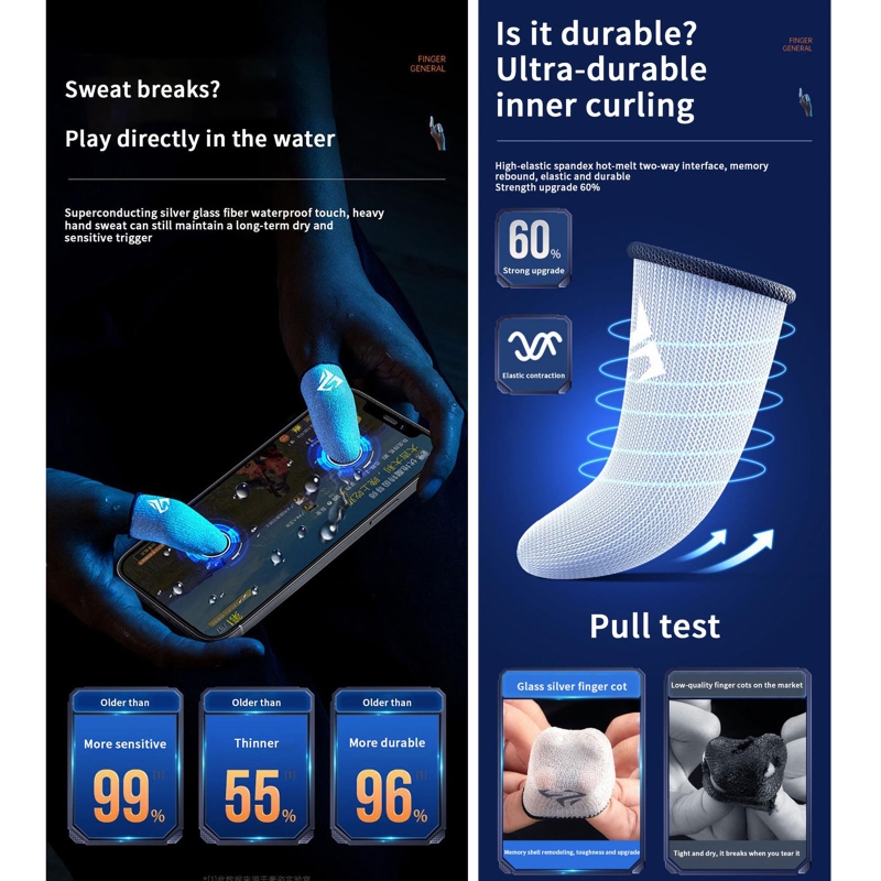 1 Pair Gamer Finger Sleeves Sw – Gaming Accessories For Your Phone recenzja i cena