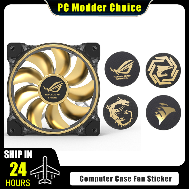 Computer Case Fan Logo Sticker – Gaming Accessories For Room recenzja i cena