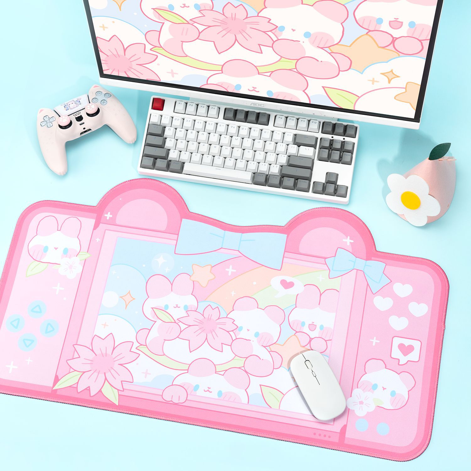 Extra Large Kawaii Gaming Mous – Gaming Accessories Laptop recenzja i cena