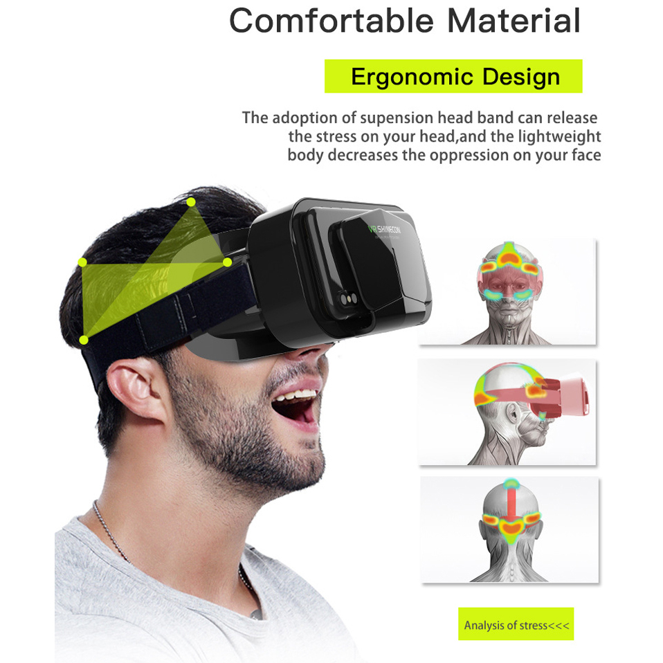 Shinecon VR Glasses 3D Headset – Gaming Accessories 10 Year Old recenzja i cena