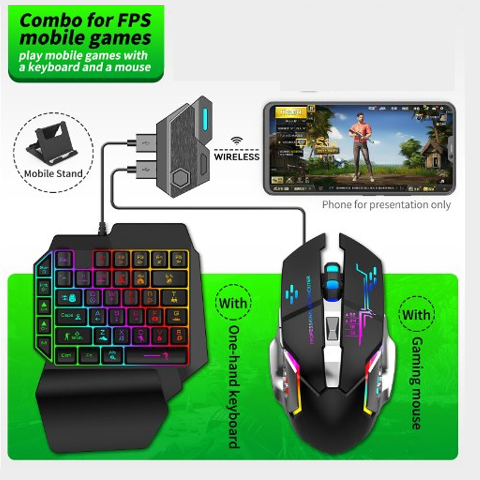 Keyboard Mouse Converter Set R – Gaming Accessories Combo recenzja i cena