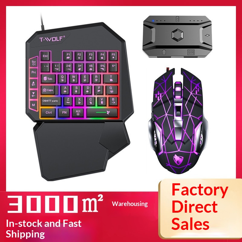 T-Wolf Tf950 5 In 1 One Handed – Gaming Accessories Combo recenzja i cena
