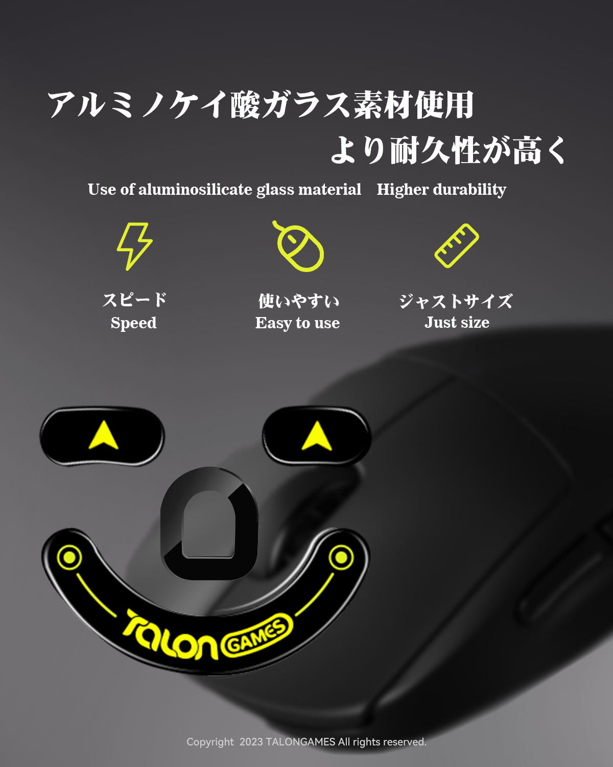 TALONGAMES Glass Mouse Feet Sk – Gaming Accessories Razer recenzja i cena
