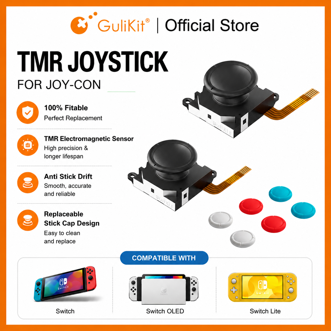 GuliKit TMR Sensing Joystick f – Japanese Gaming Accessories recenzja i cena