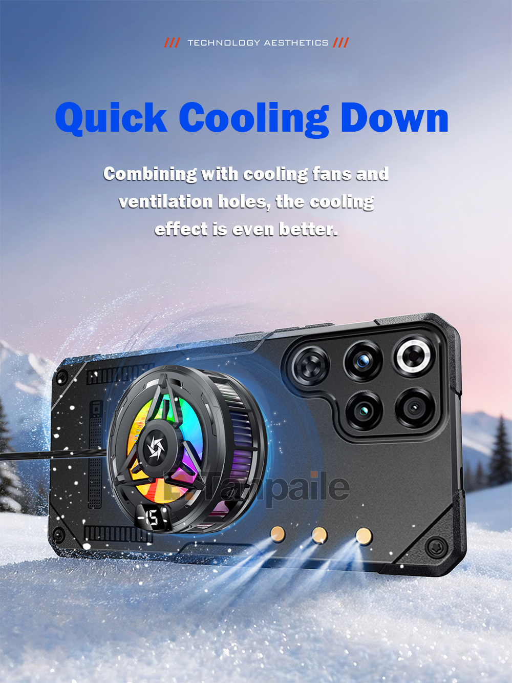 Gaming Cooling Phone Case For  – Gaming Accessories For Your Phone recenzja i cena