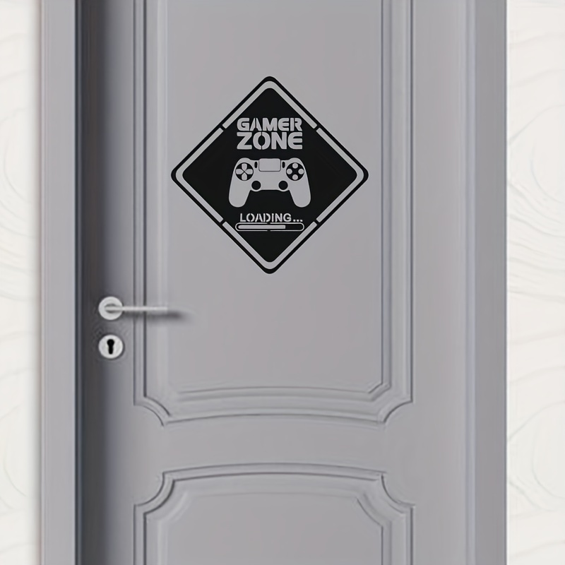 1pc Gamer Zone Door Decal Wall – Gaming Accessories For Room recenzja i cena