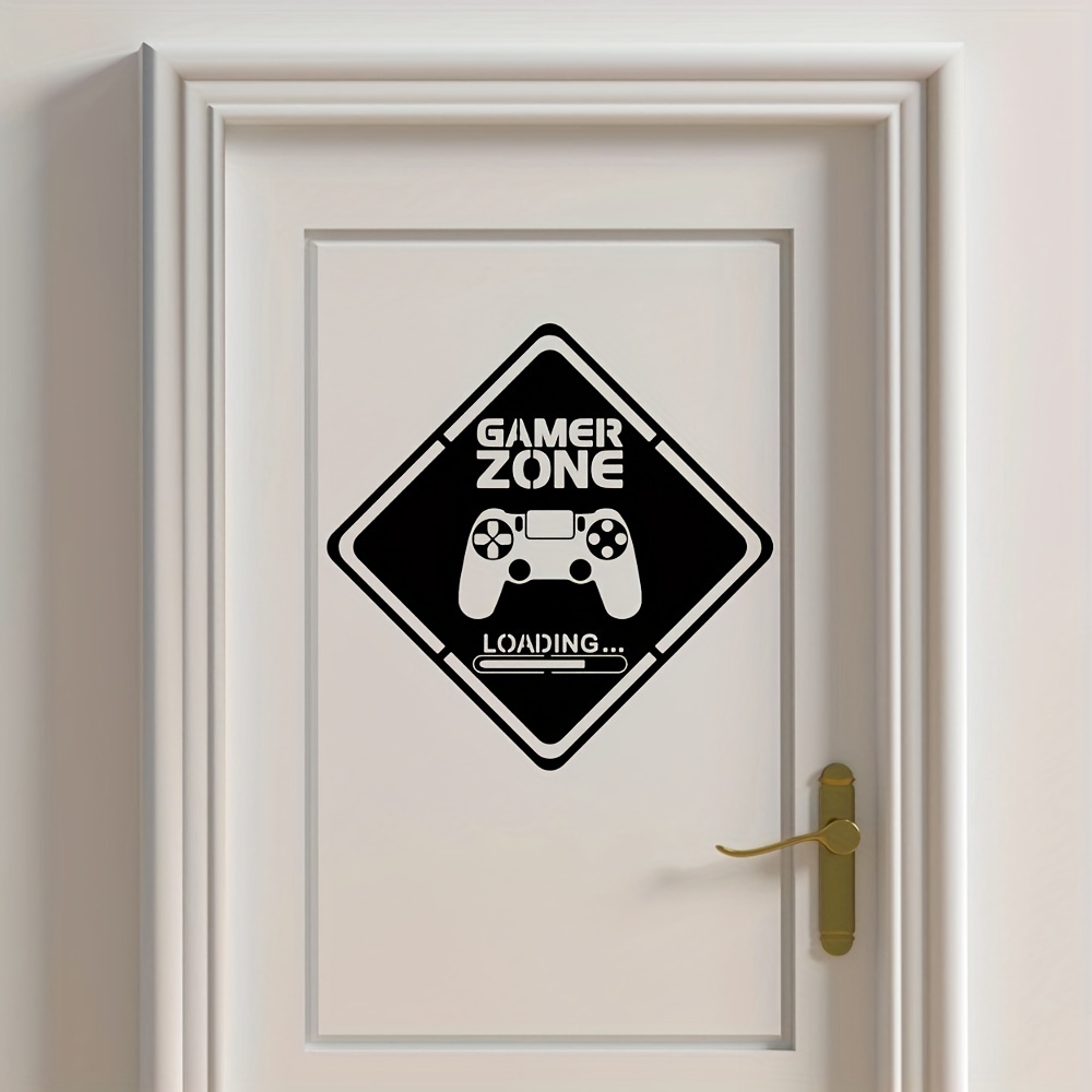 1pc Gamer Zone Door Decal Wall – Gaming Accessories For Room recenzja i cena