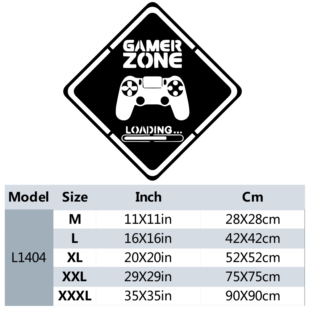 1pc Gamer Zone Door Decal Wall – Gaming Accessories For Room recenzja i cena