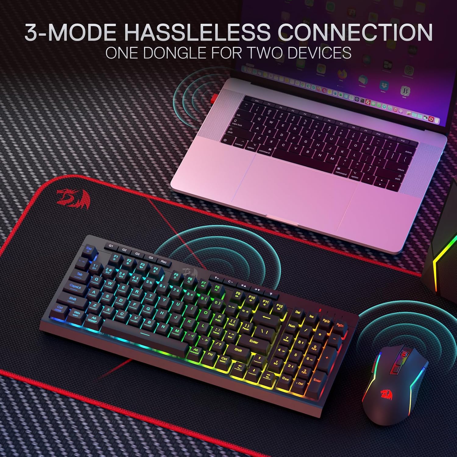 Redragon S142 Wireless Gaming  – Gaming Accessories Combo recenzja i cena