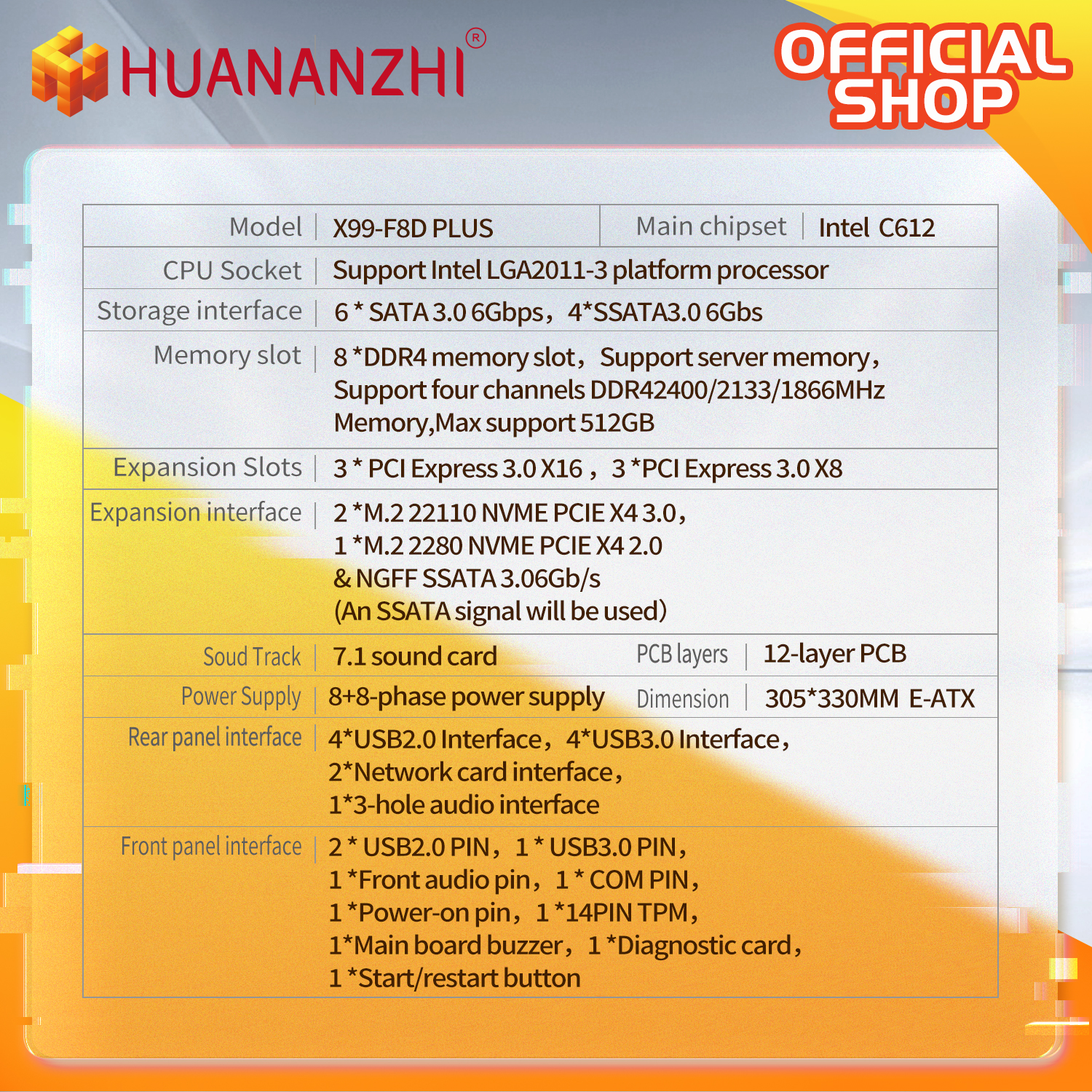 HUANANZHI X99 F8D PLUS LGA 201 – Gaming Accessories Combo recenzja i cena