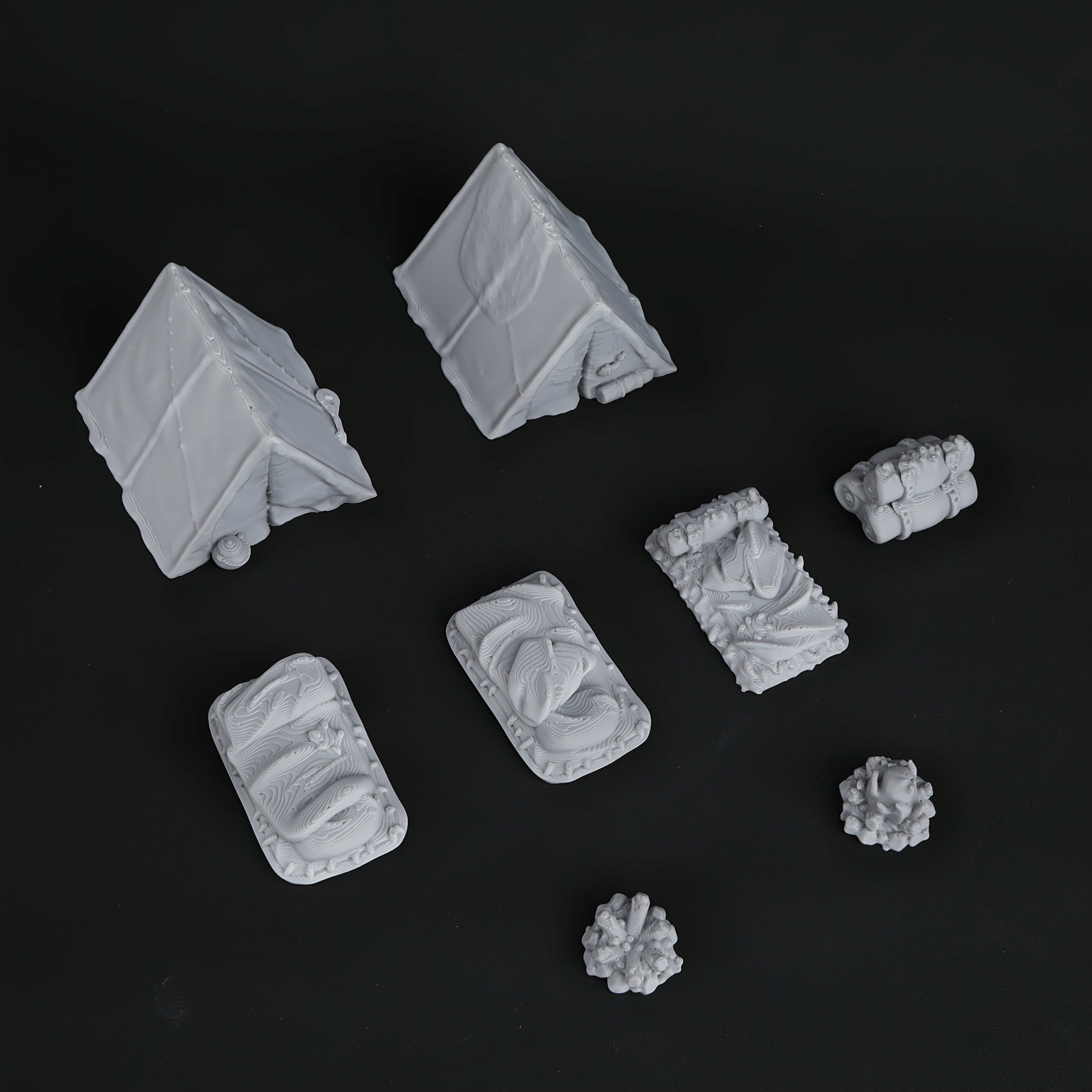 8pcs RPG Adventurer's Camp Min – Gaming Handheld Accessories recenzja i cena