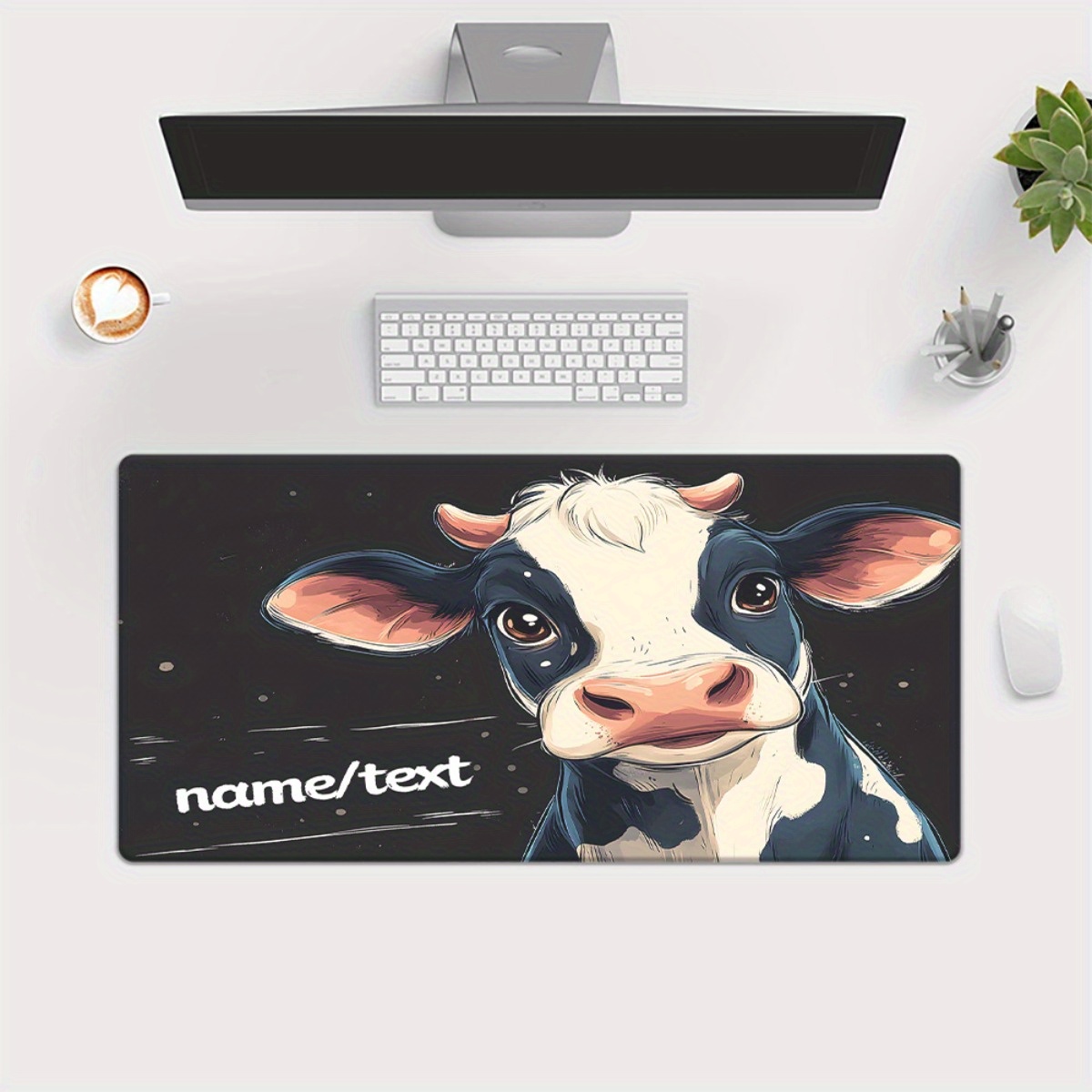 Cute Cow Cartoon Mouse Pad XXL – Gaming Accessories Name recenzja i cena